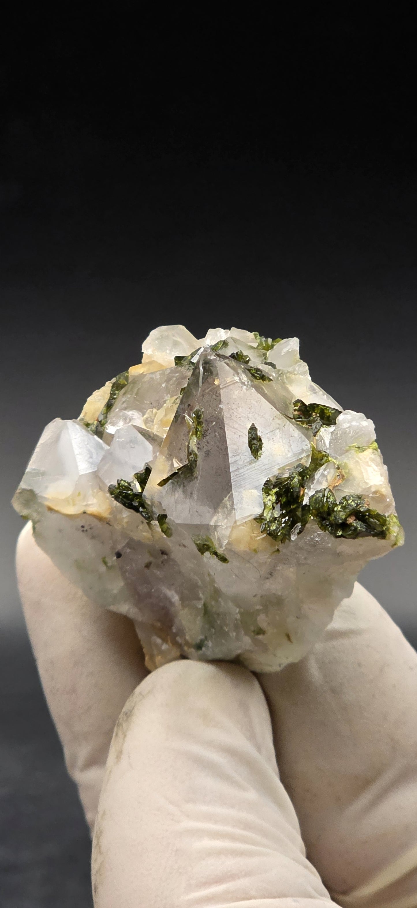 Amazing Super Seven Phantom Quartz w/ Stunning Stratified Epidote Phantoms!