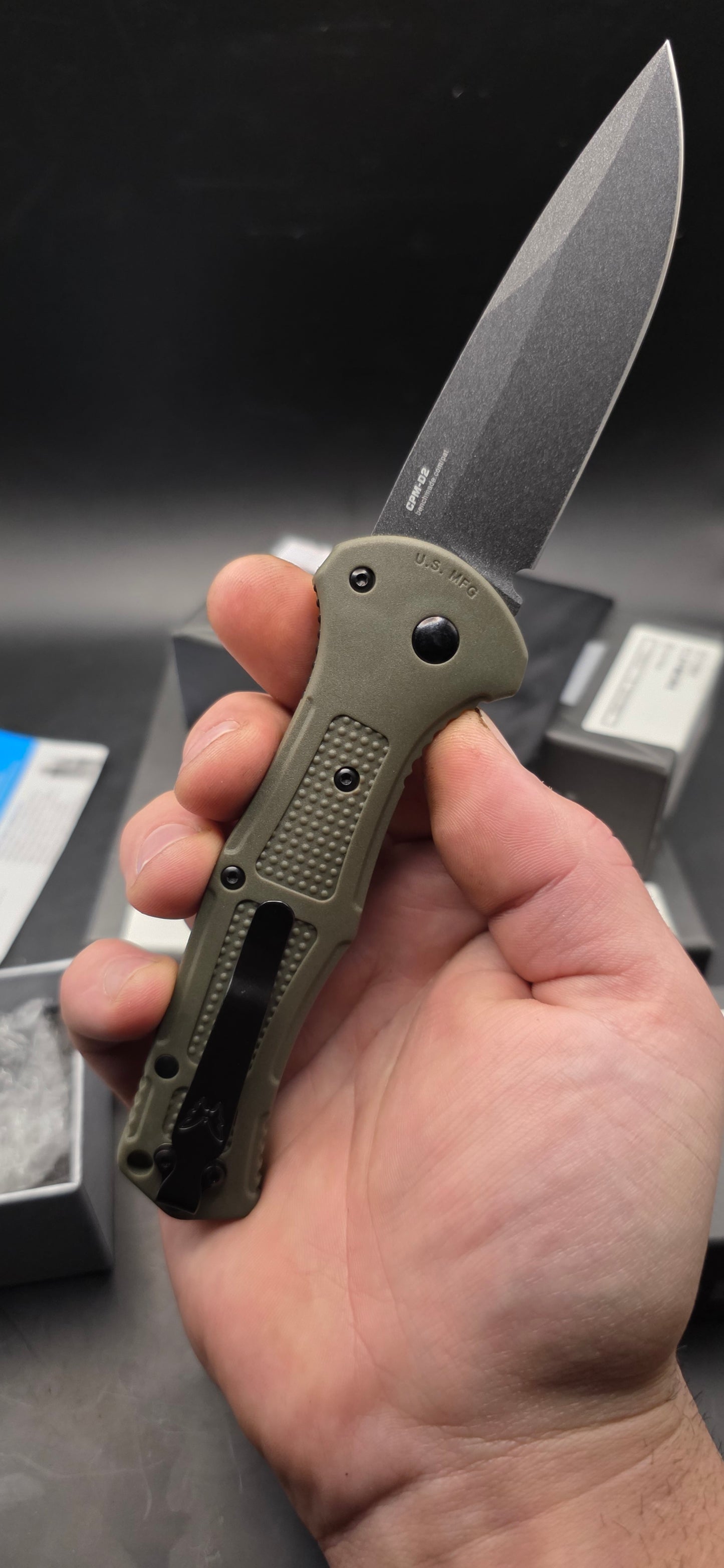 Benchmade 9070BK Claymore Automatic Pocket Knife