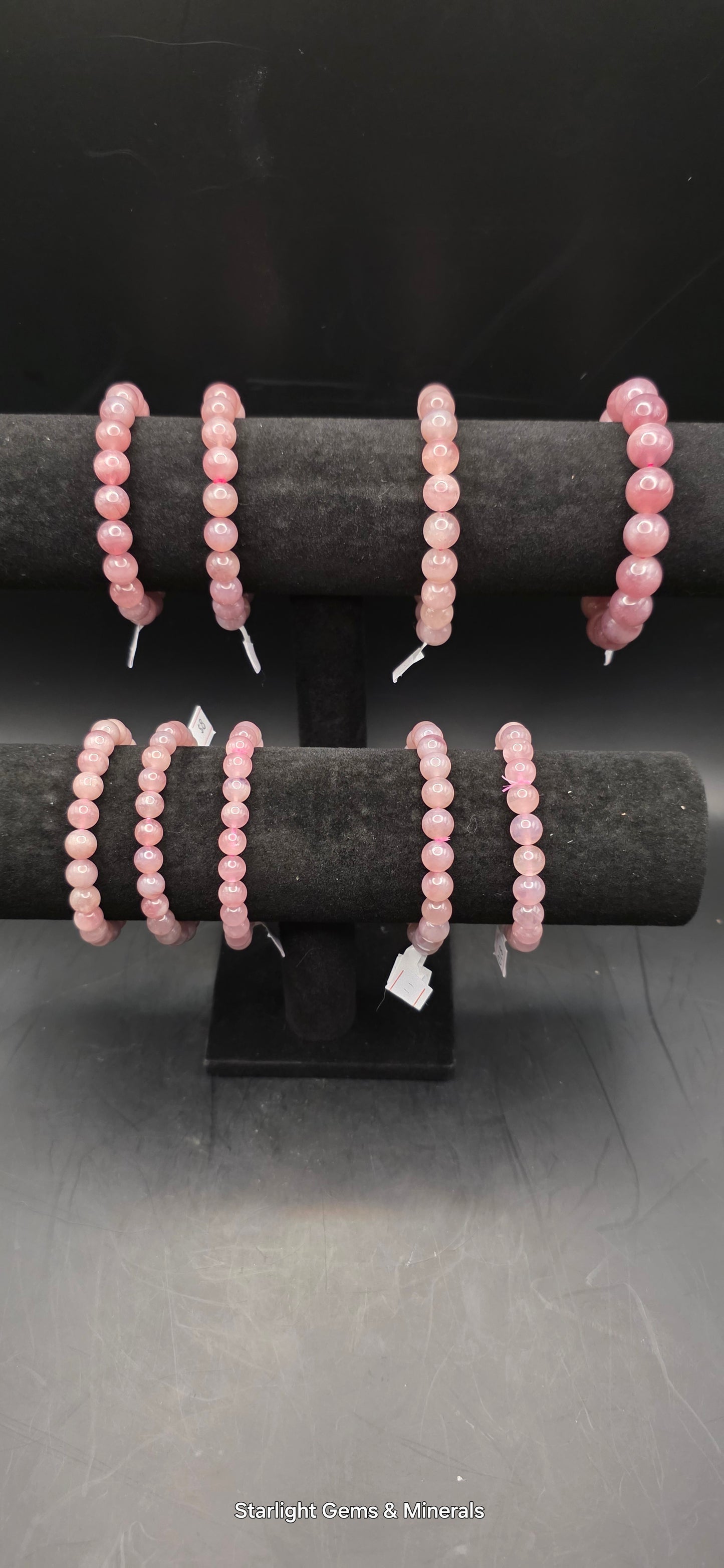 Rose Quartz Bracelets.