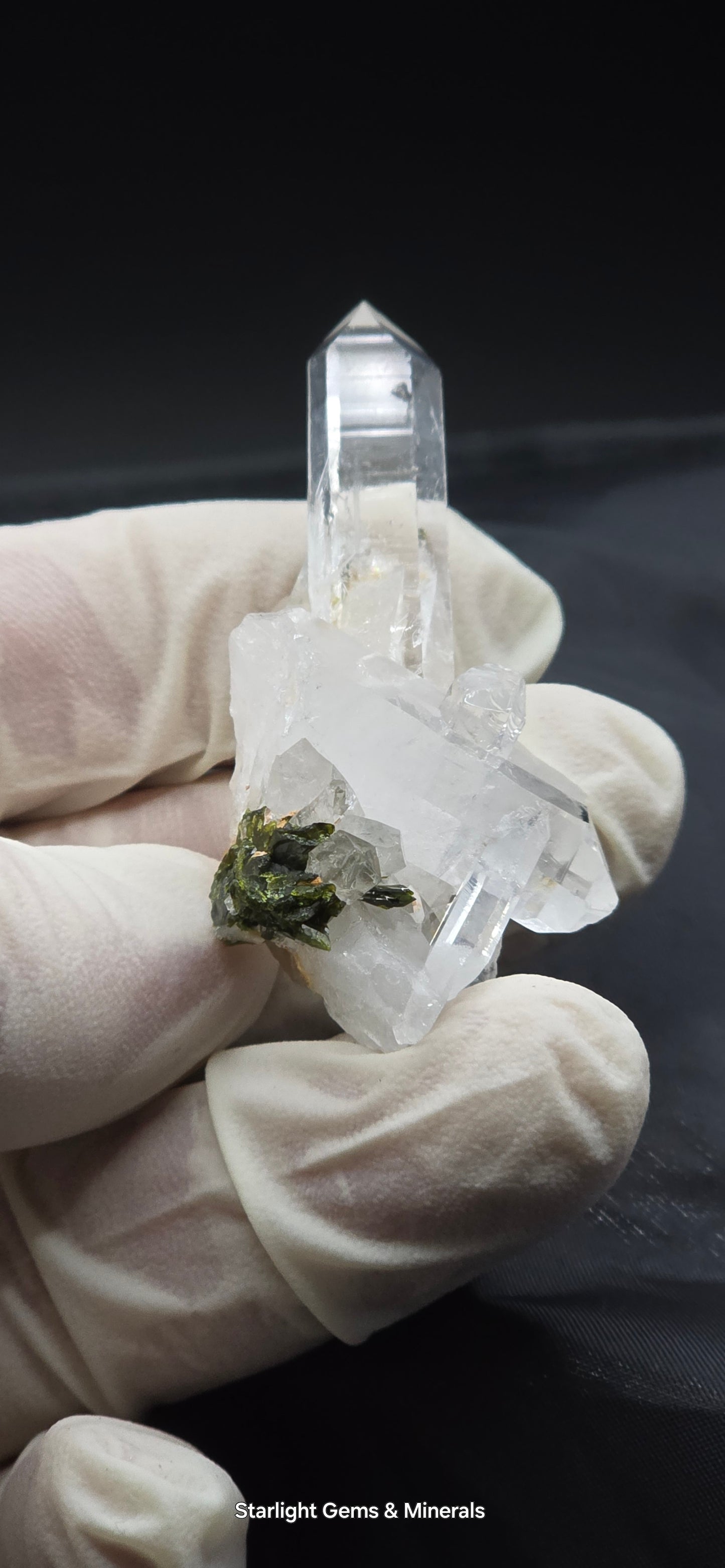 Brazilian Super Seven Coderite Quartz w/ Epidote!