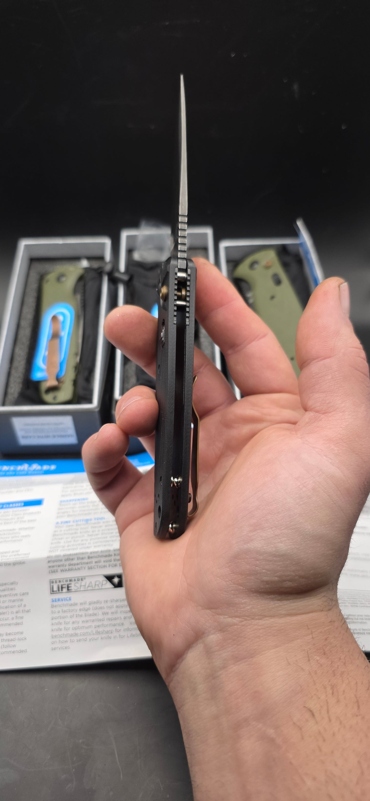 Benchmade 4300BK-CLA Automatic Forestry Pocket Knife