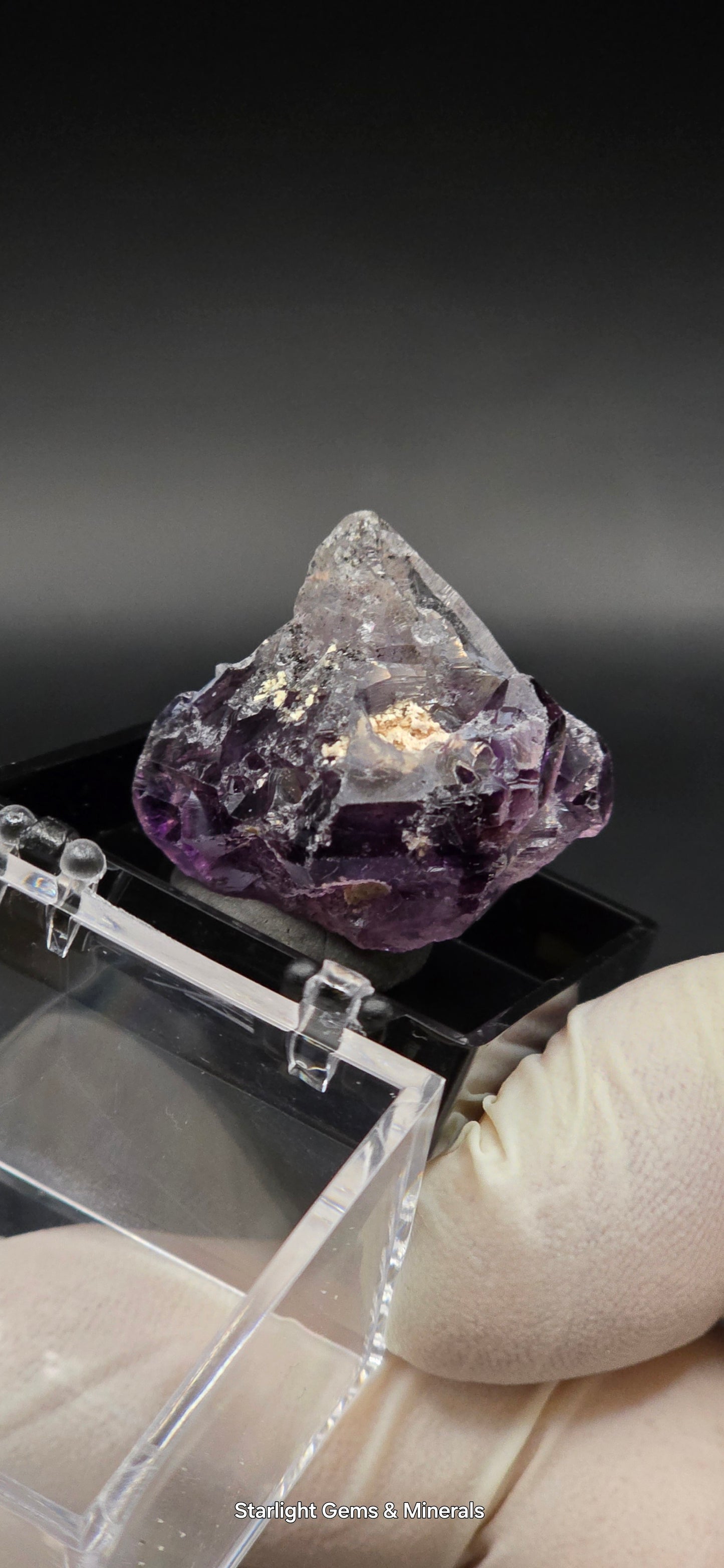 DT Prism Quartz on Shangaan Enhydro Phantom Amethyst Zimbabwe