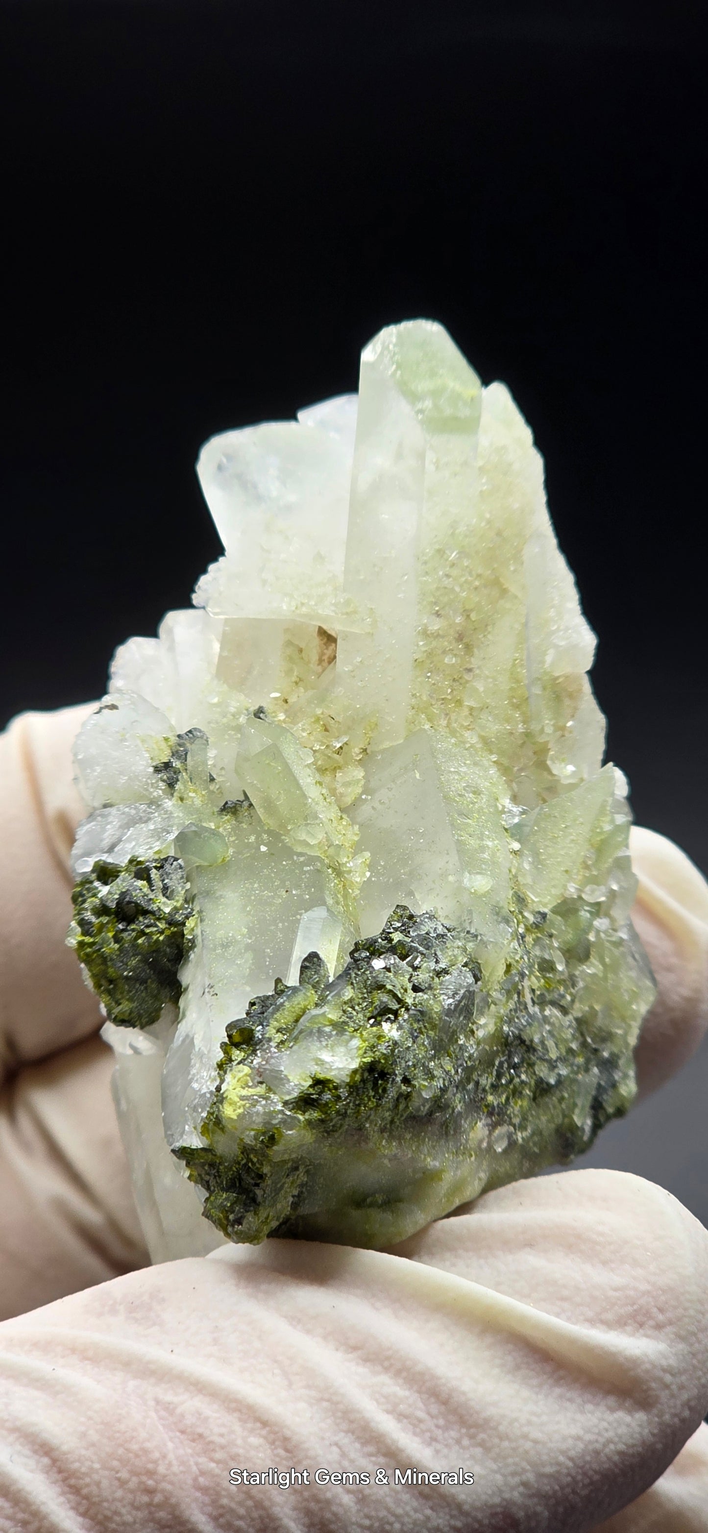 Brazilian Super Seven Coderite Quartz w/ Epidote on Matrix!