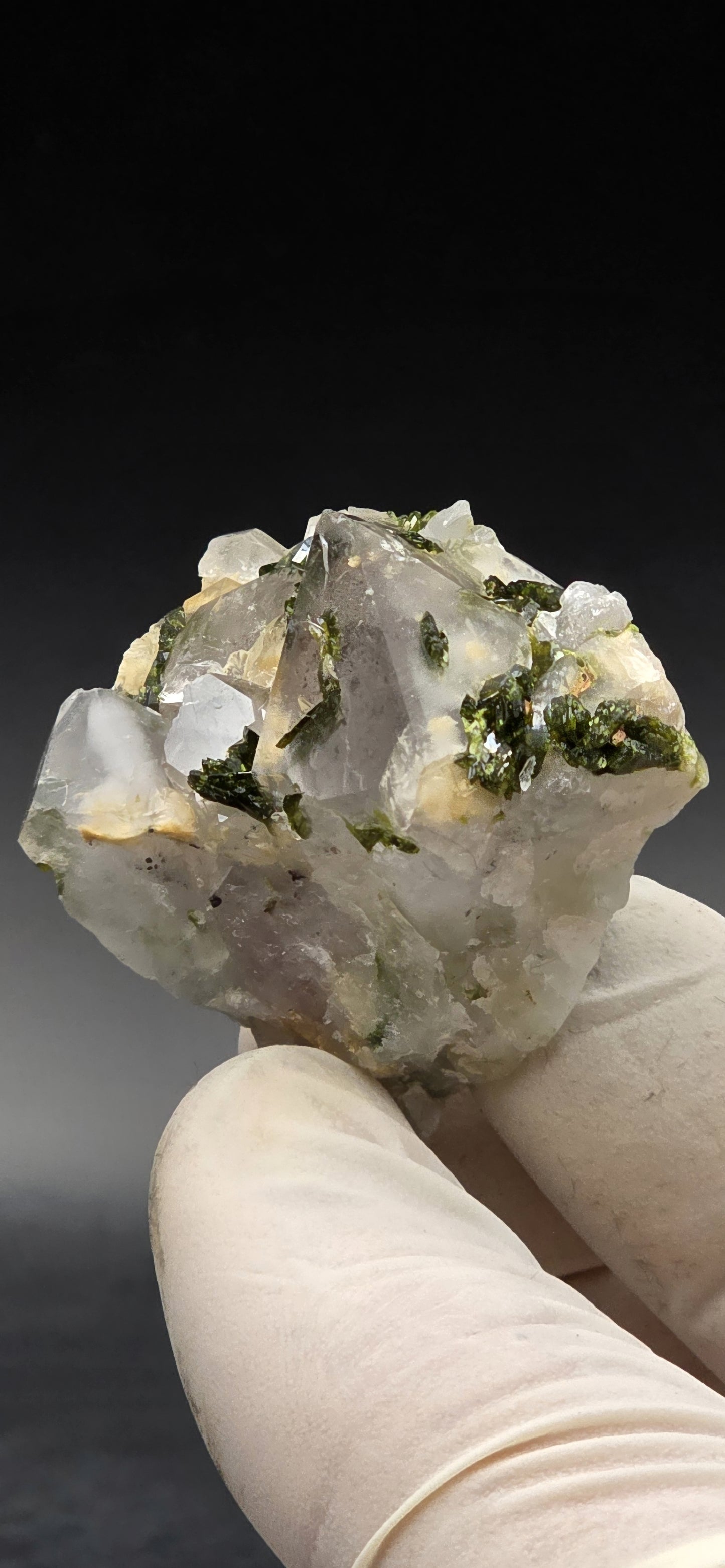 Amazing Super Seven Phantom Quartz w/ Stunning Stratified Epidote Phantoms!