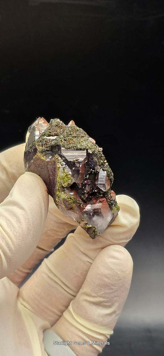 Brazilian Super Seven Quartz with Epidote!