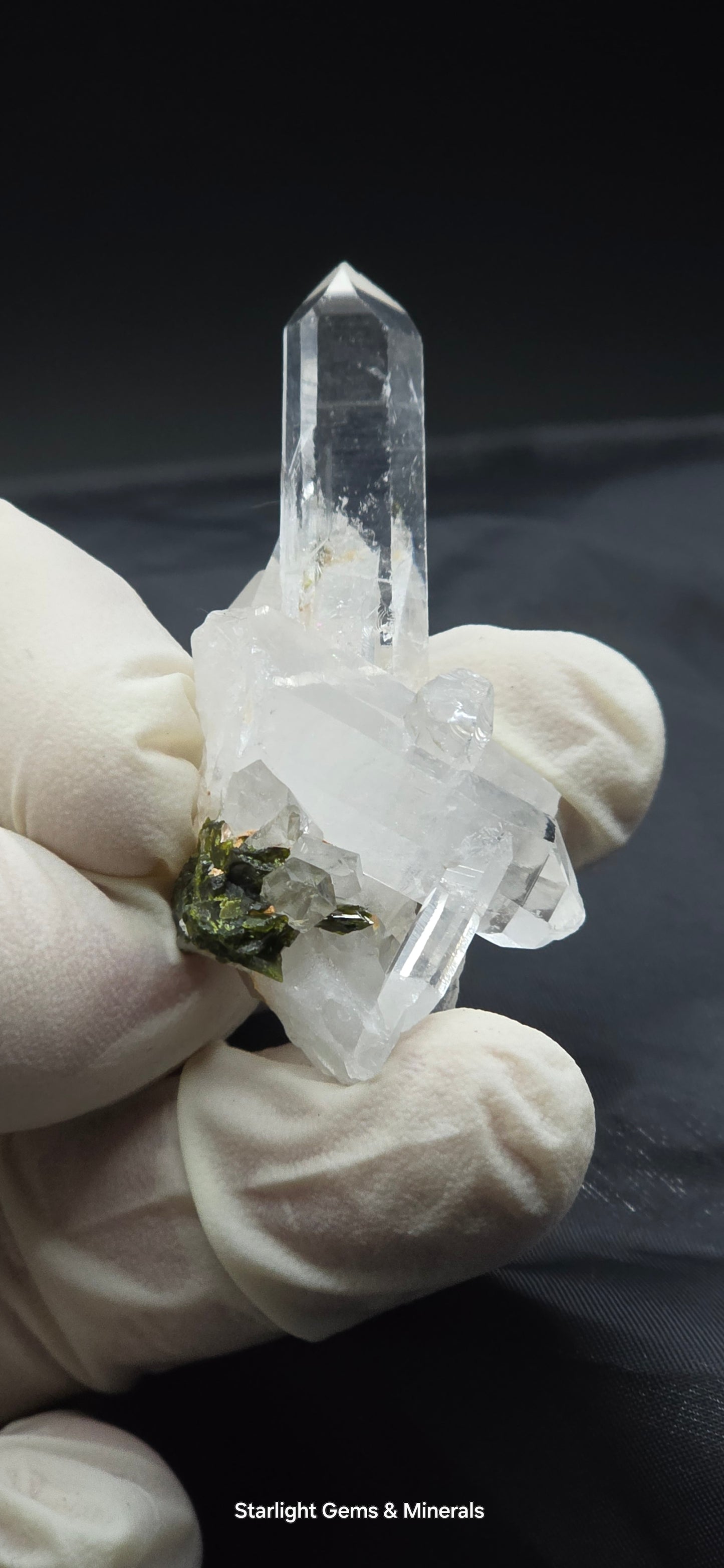 Brazilian Super Seven Coderite Quartz w/ Epidote!