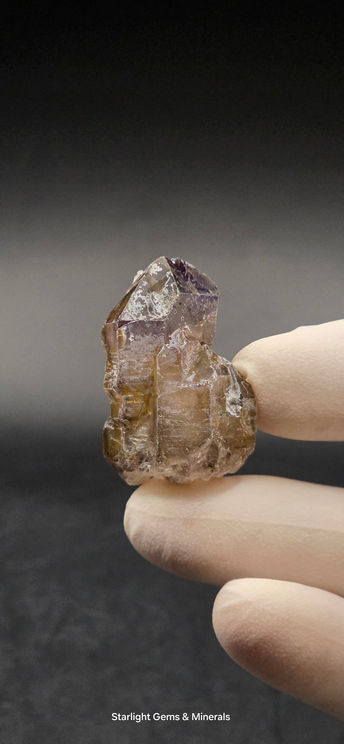 Shangaan Phantom Aura Amethyst Zimbabwe