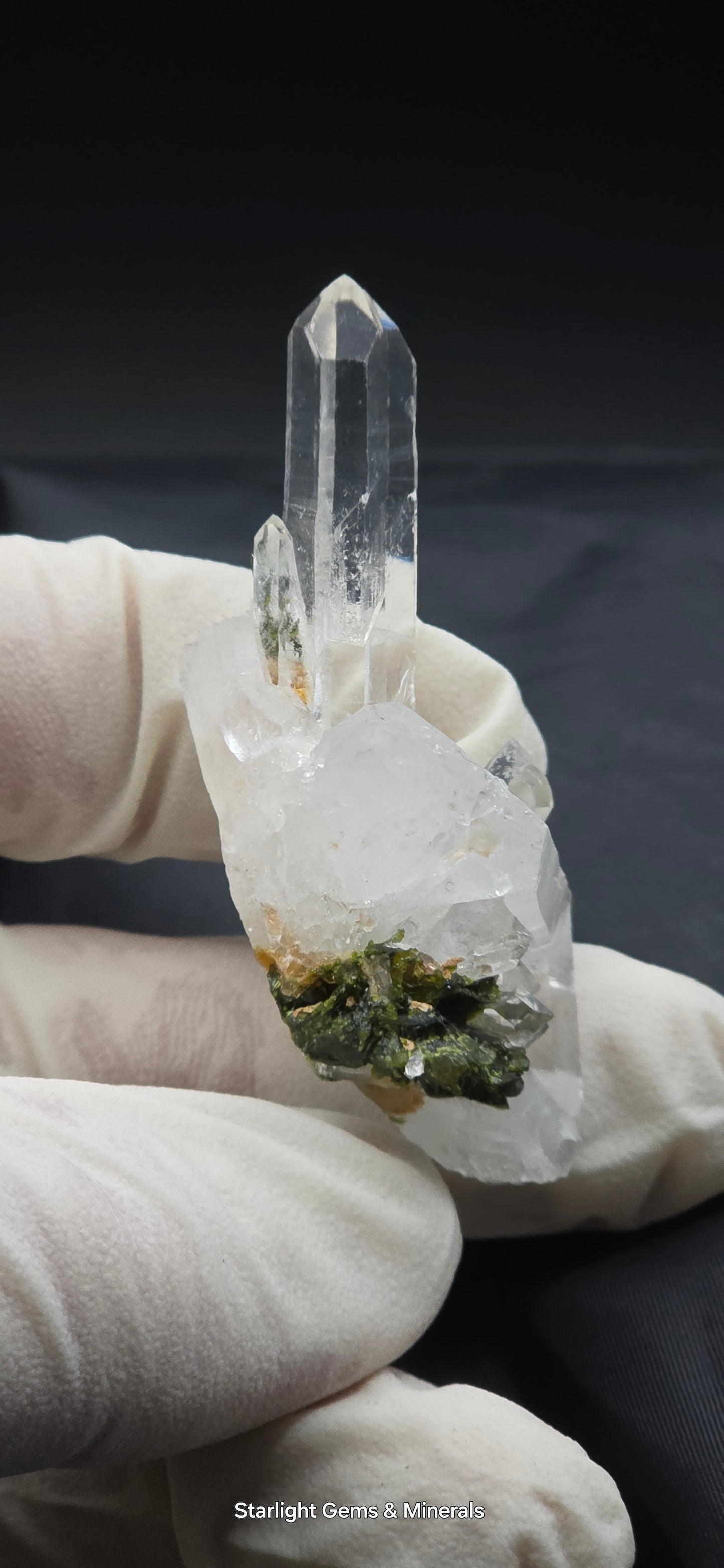 Brazilian Super Seven Coderite Quartz w/ Epidote!