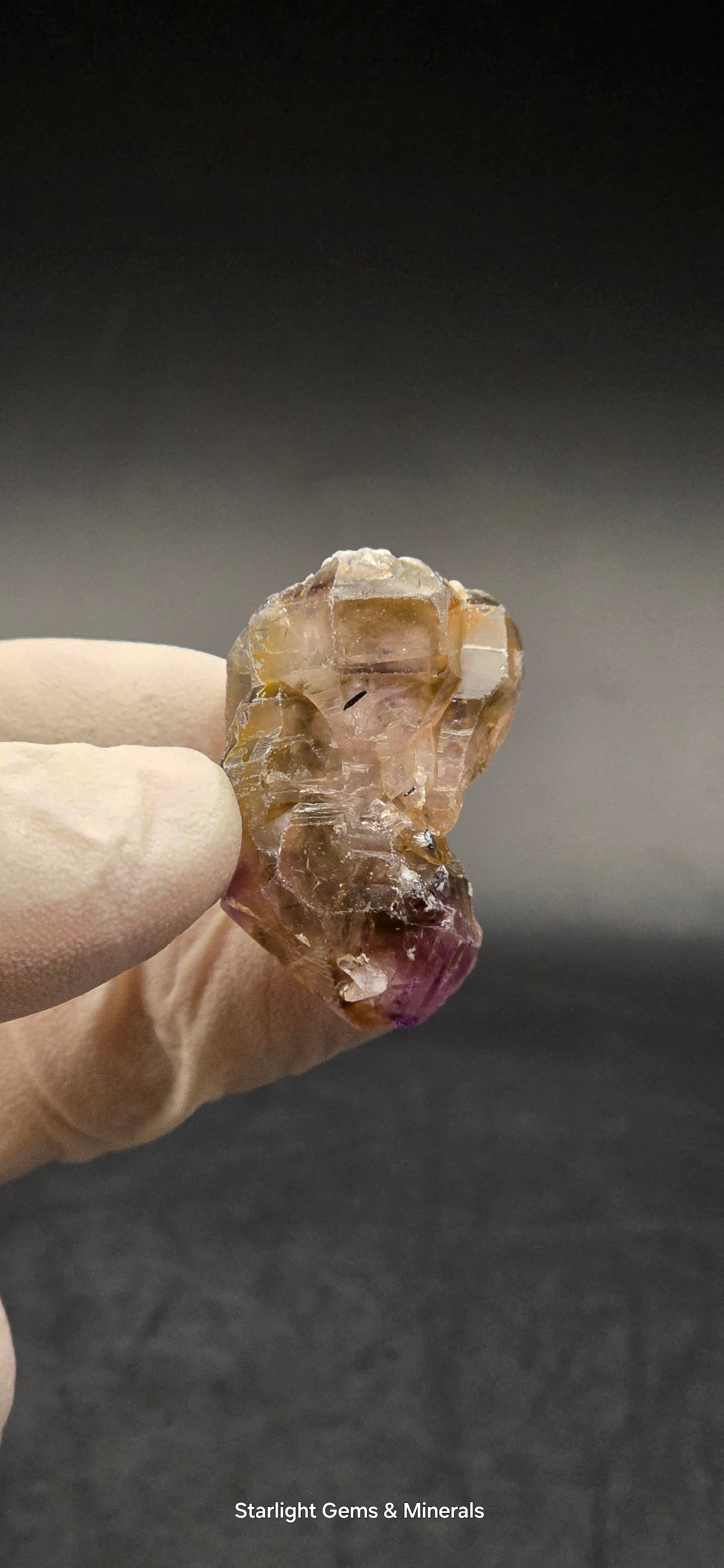 Shangaan Phantom Aura Amethyst Zimbabwe