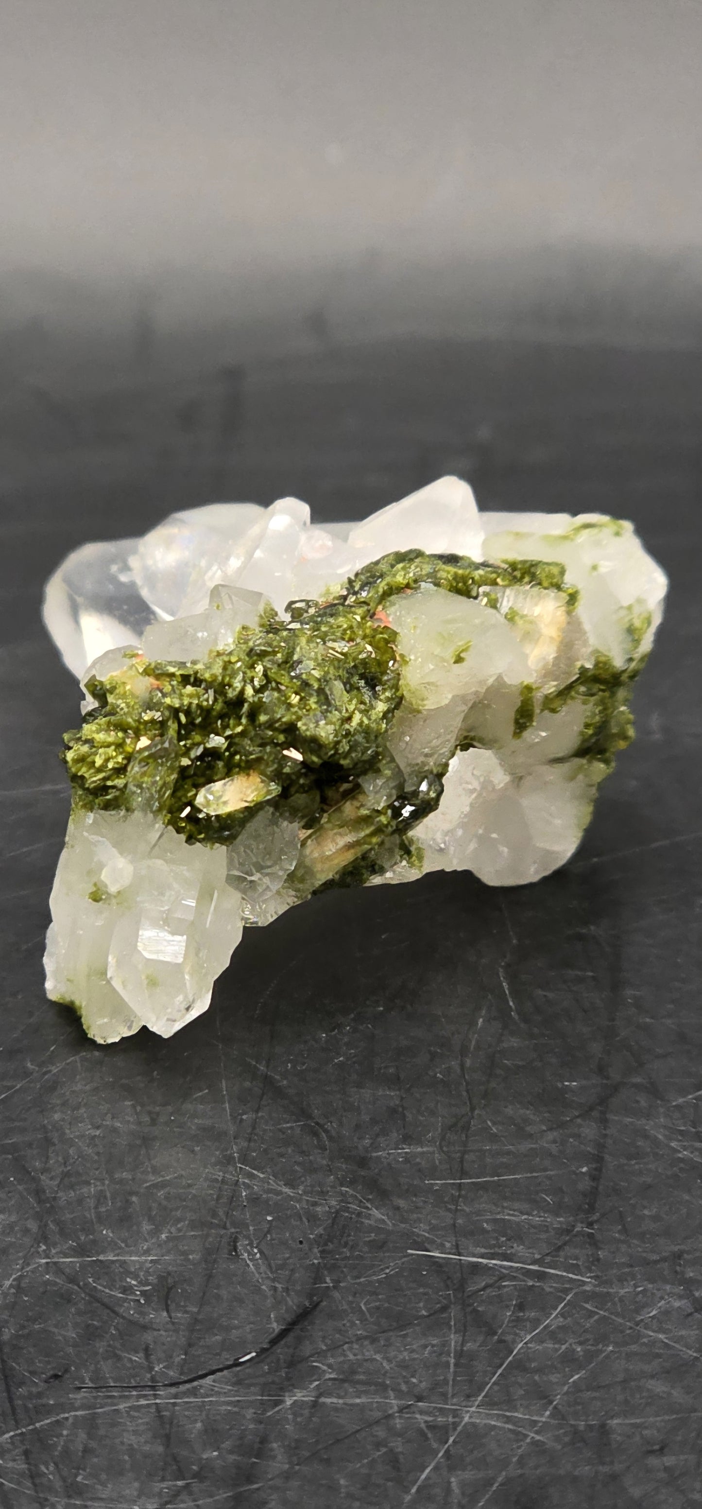 Locked Lumarian Coderite Super Seven Phantom Trinity Quartz Matrix w/ Epidote & Sprite Inclusions! Brazil