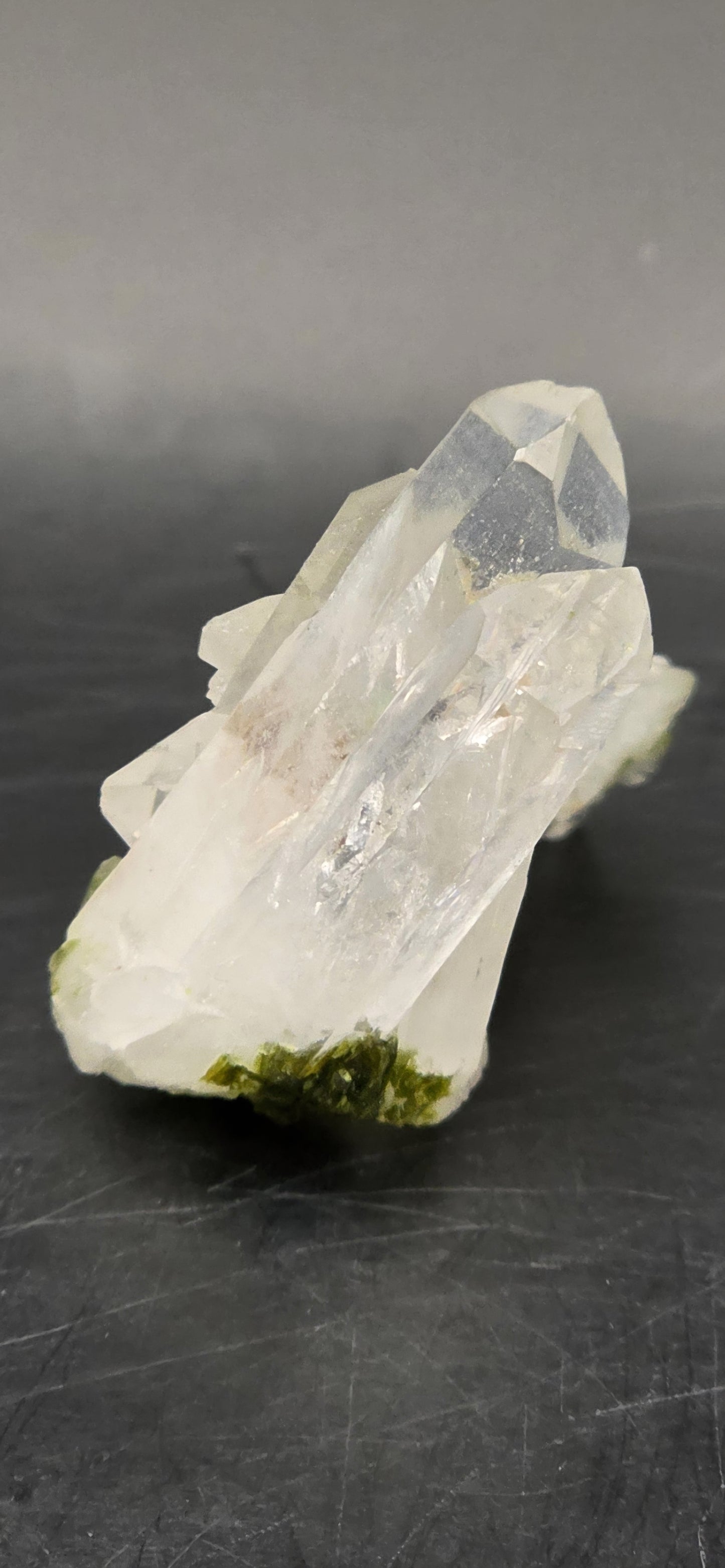 Locked Lumarian Coderite Super Seven Phantom Trinity Quartz Matrix w/ Epidote & Sprite Inclusions! Brazil