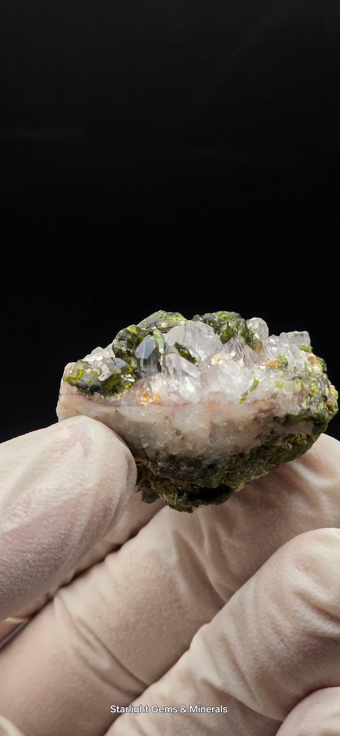 Brazilian Super Seven Quartz w/ Stunning Epidote Blades!