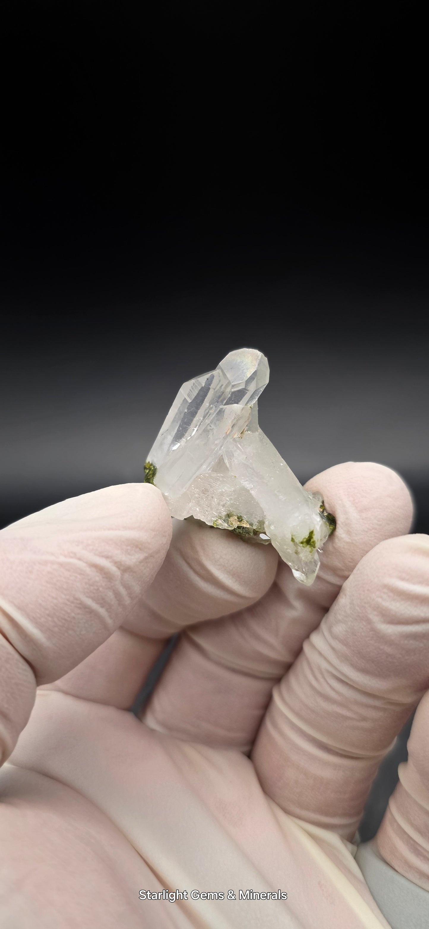 Locked Lumarian Coderite Super Seven Phantom Trinity Quartz Matrix w/ Epidote & Sprite Inclusions! Brazil