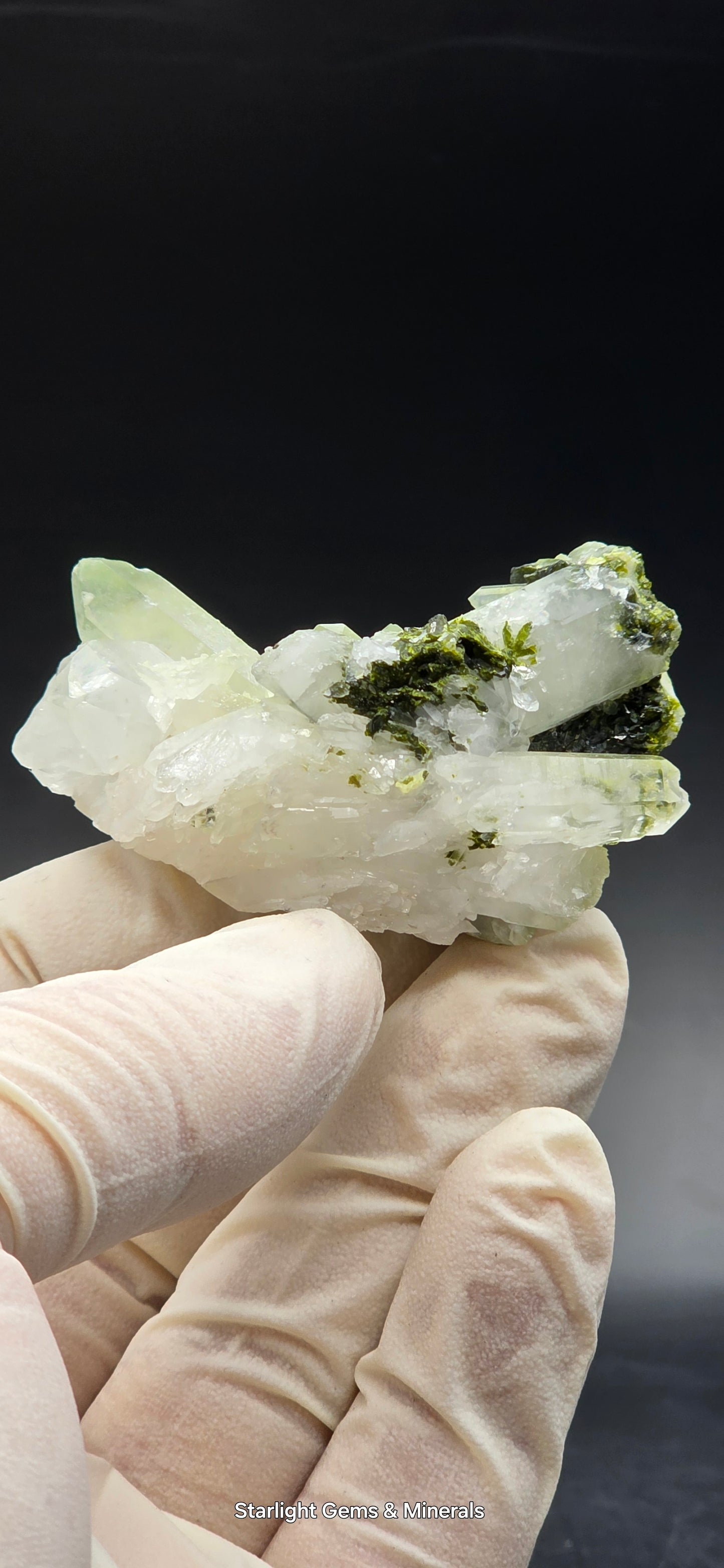 Brazilian Super Seven Coderite Quartz w/ Epidote on Matrix!