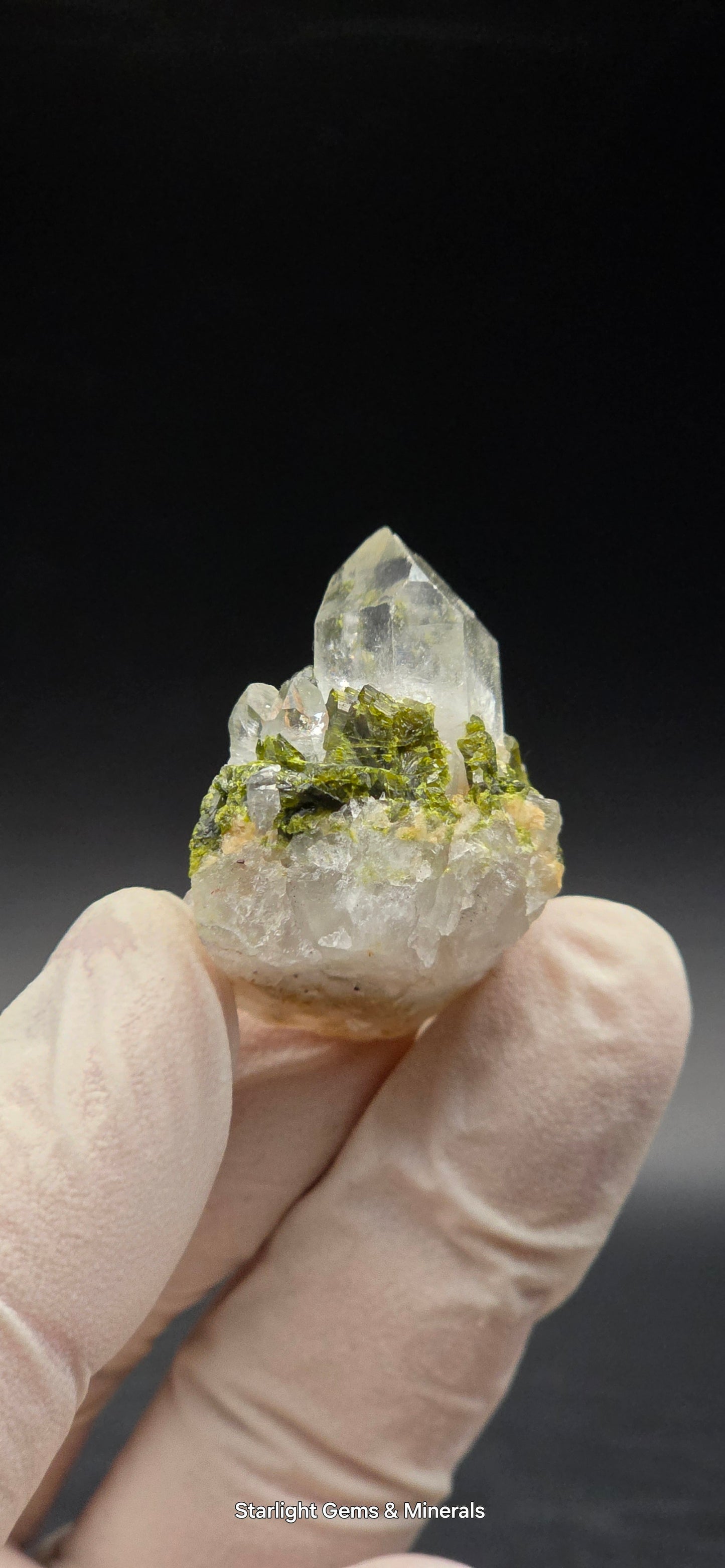 Brazilian Super Seven Quartz Matrix w/ Epidote!