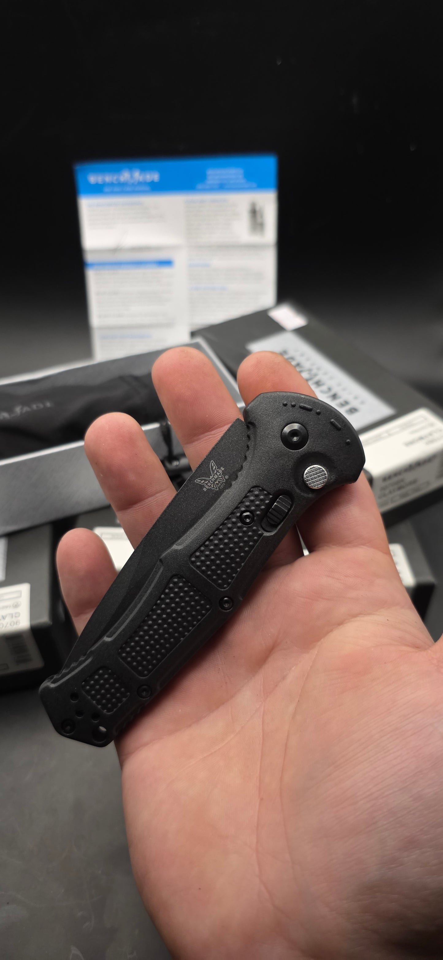Benchmade 9070BK Claymore Automatic Pocket Knife