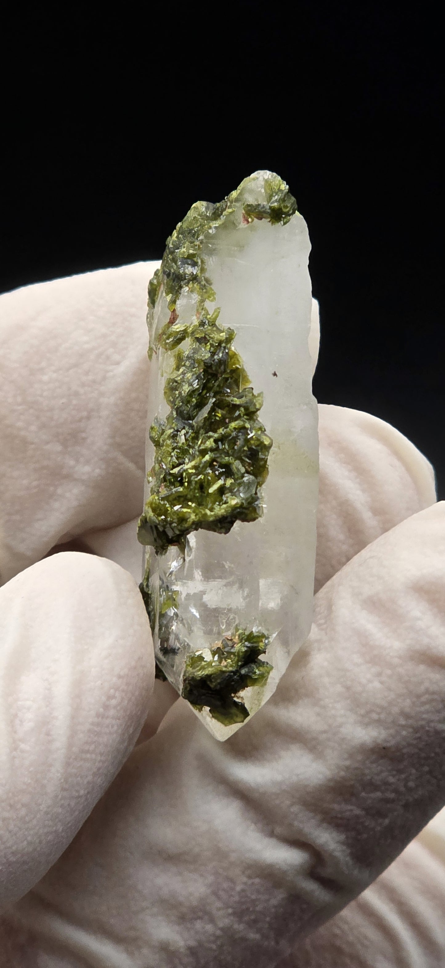 Brazilian S7 Key Quartz w/ Epidote!
