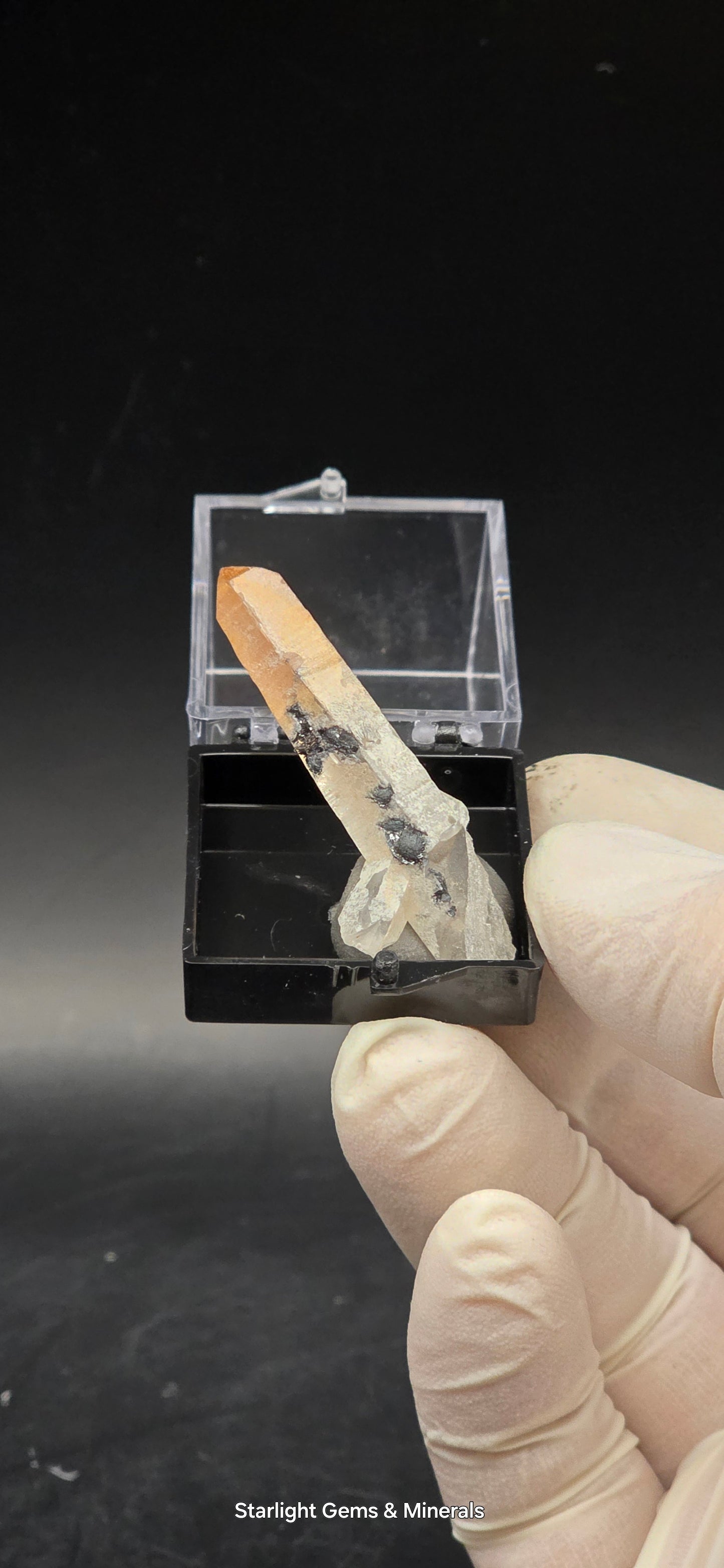 Orange Shangaan Quartz w/ Hematite Inclusions Zimbabwe