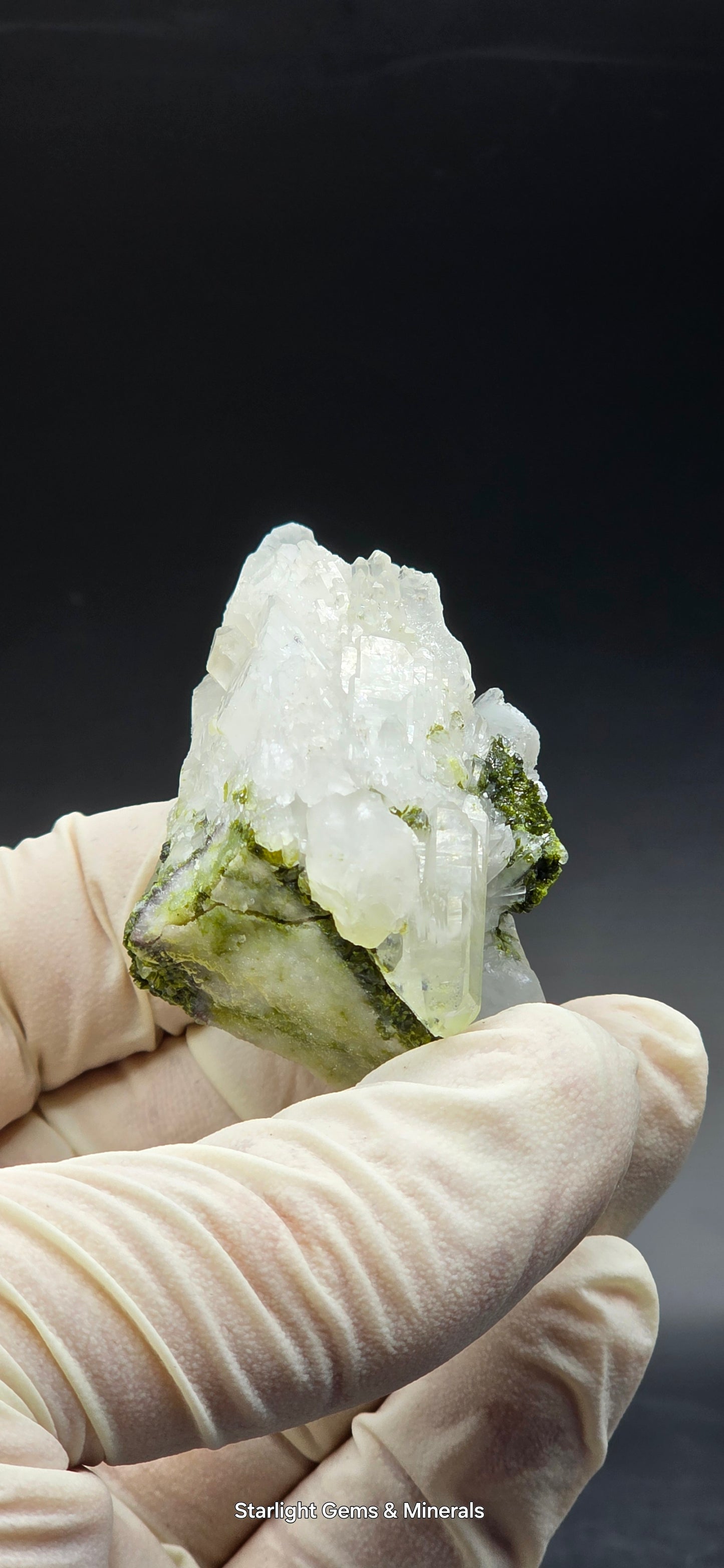 Brazilian Super Seven Coderite Quartz w/ Epidote on Matrix!