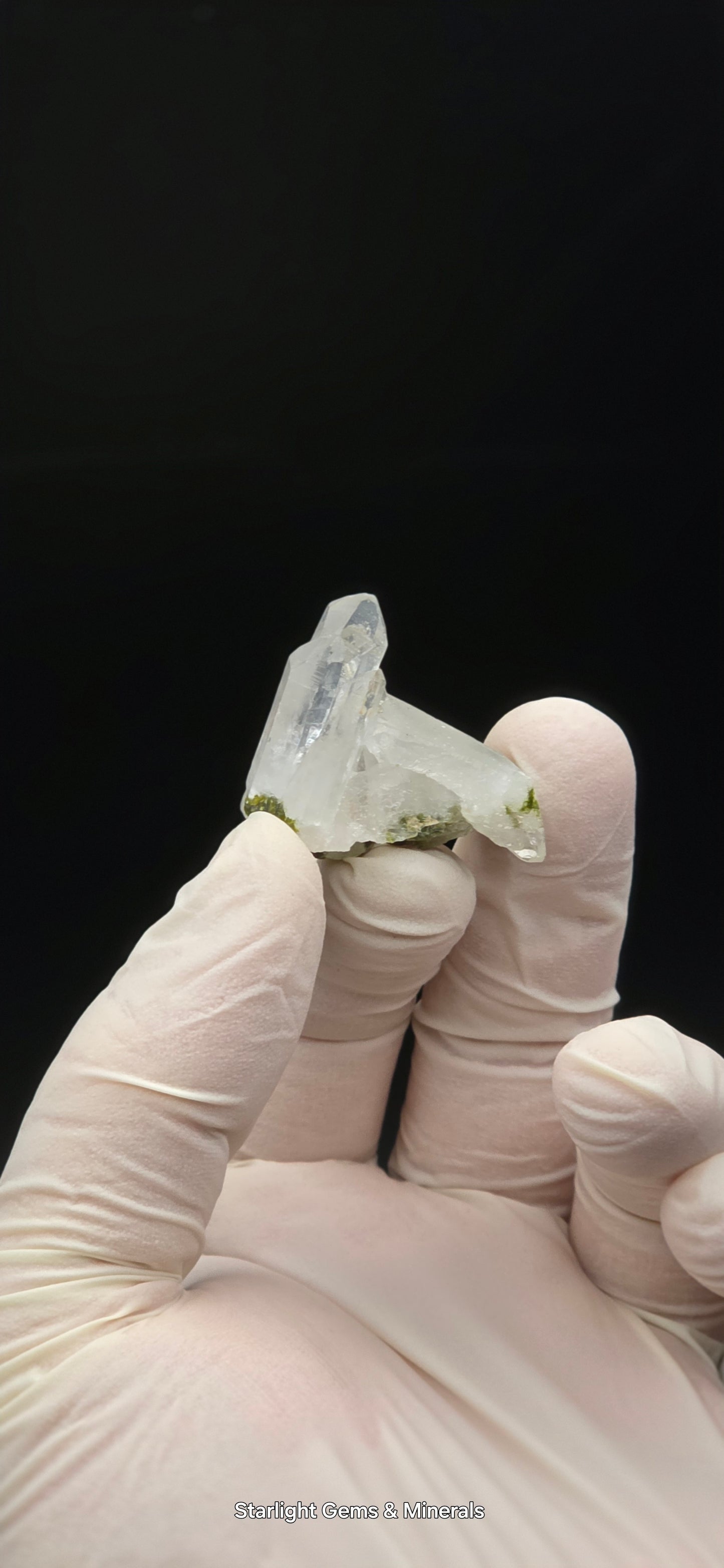 Locked Lumarian Coderite Super Seven Phantom Trinity Quartz Matrix w/ Epidote & Sprite Inclusions! Brazil