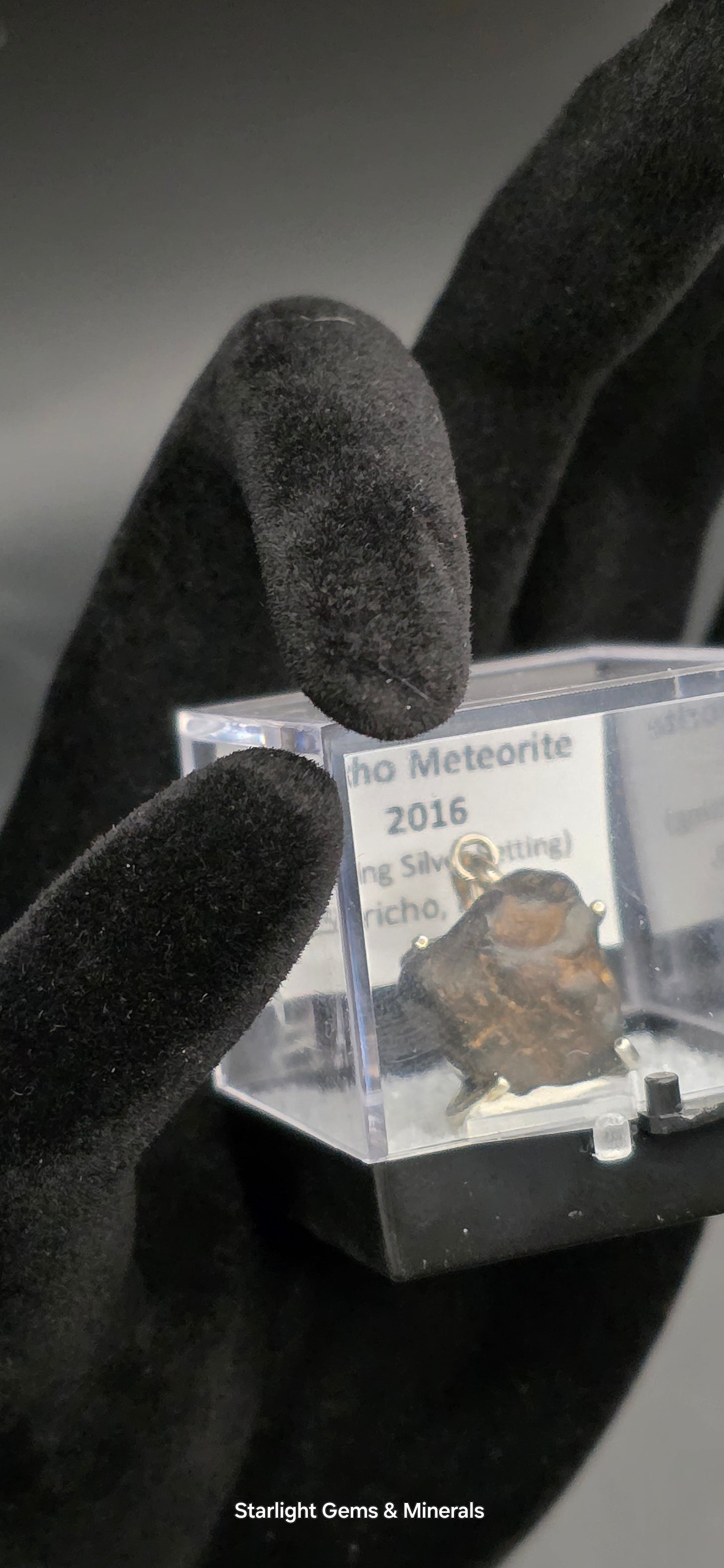 Sericho Meteorite in S-925 Pendant Setting. ( 1 of 2 )