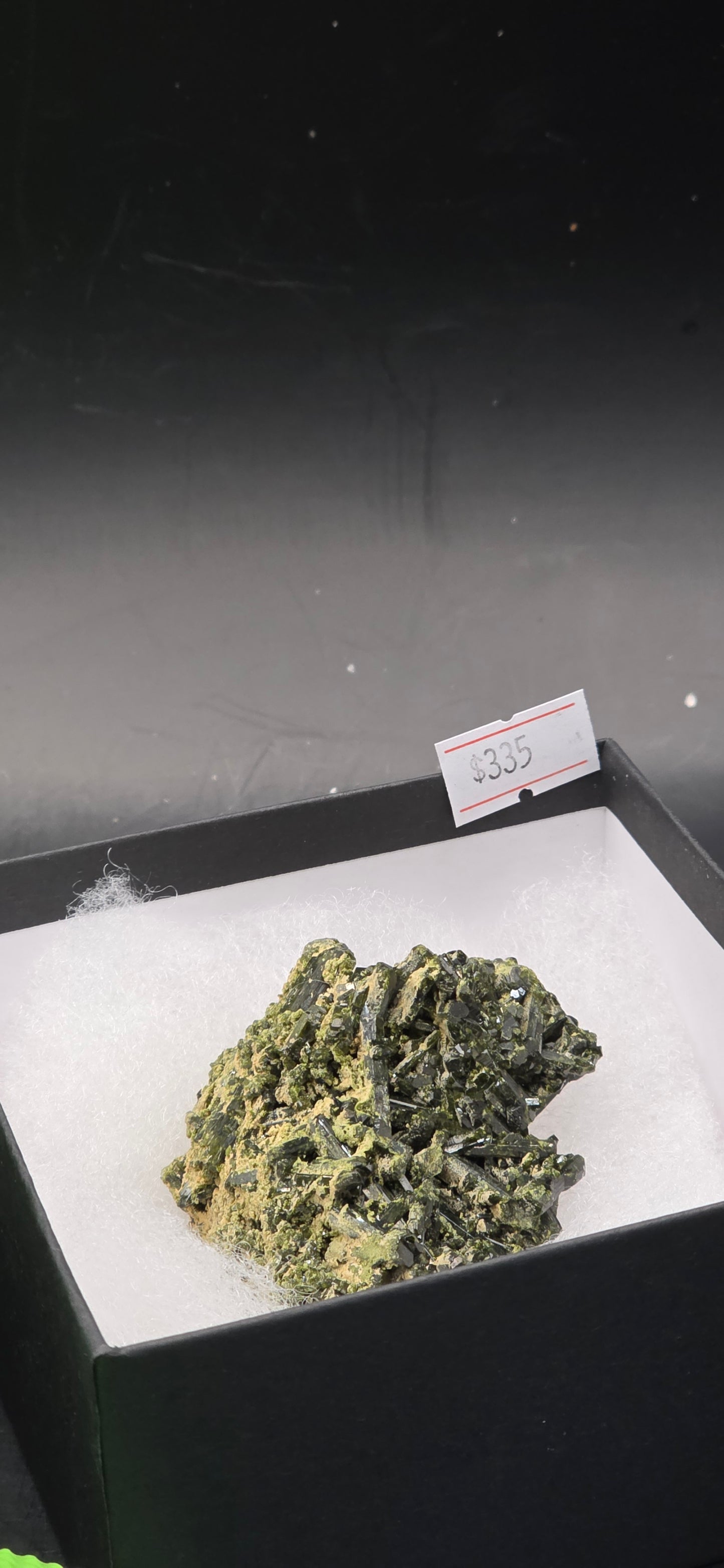 Green Tourmaline Matrix w/Epidote - Brazil *4