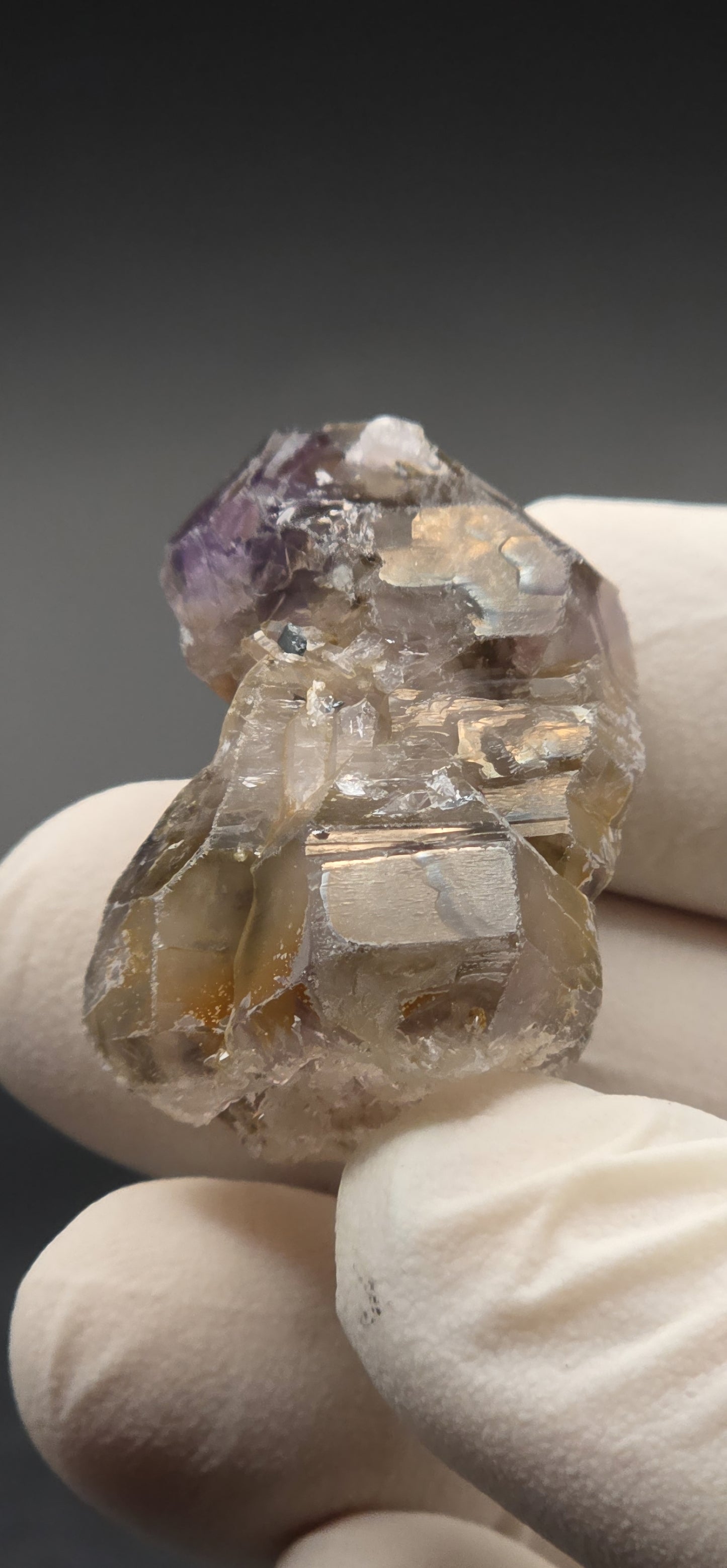 Shangaan Phantom Aura Amethyst Zimbabwe