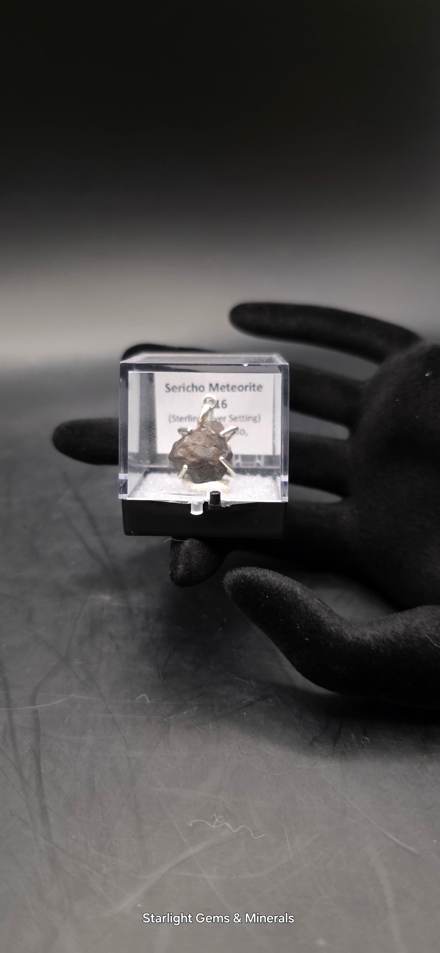 Sericho Meteorite in S-925 Pendant Setting. ( 2 of 2 )