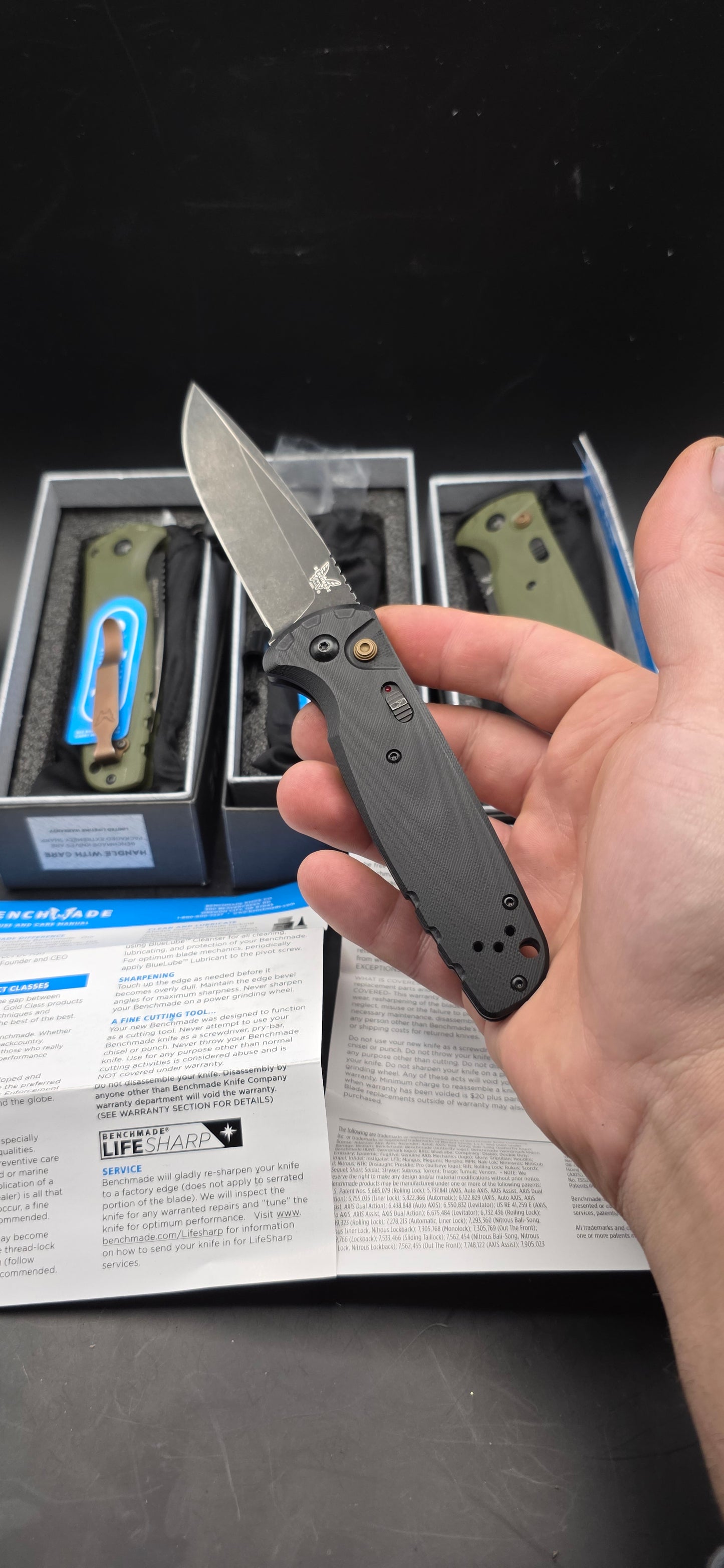 Benchmade 4300BK-CLA Automatic Forestry Pocket Knife