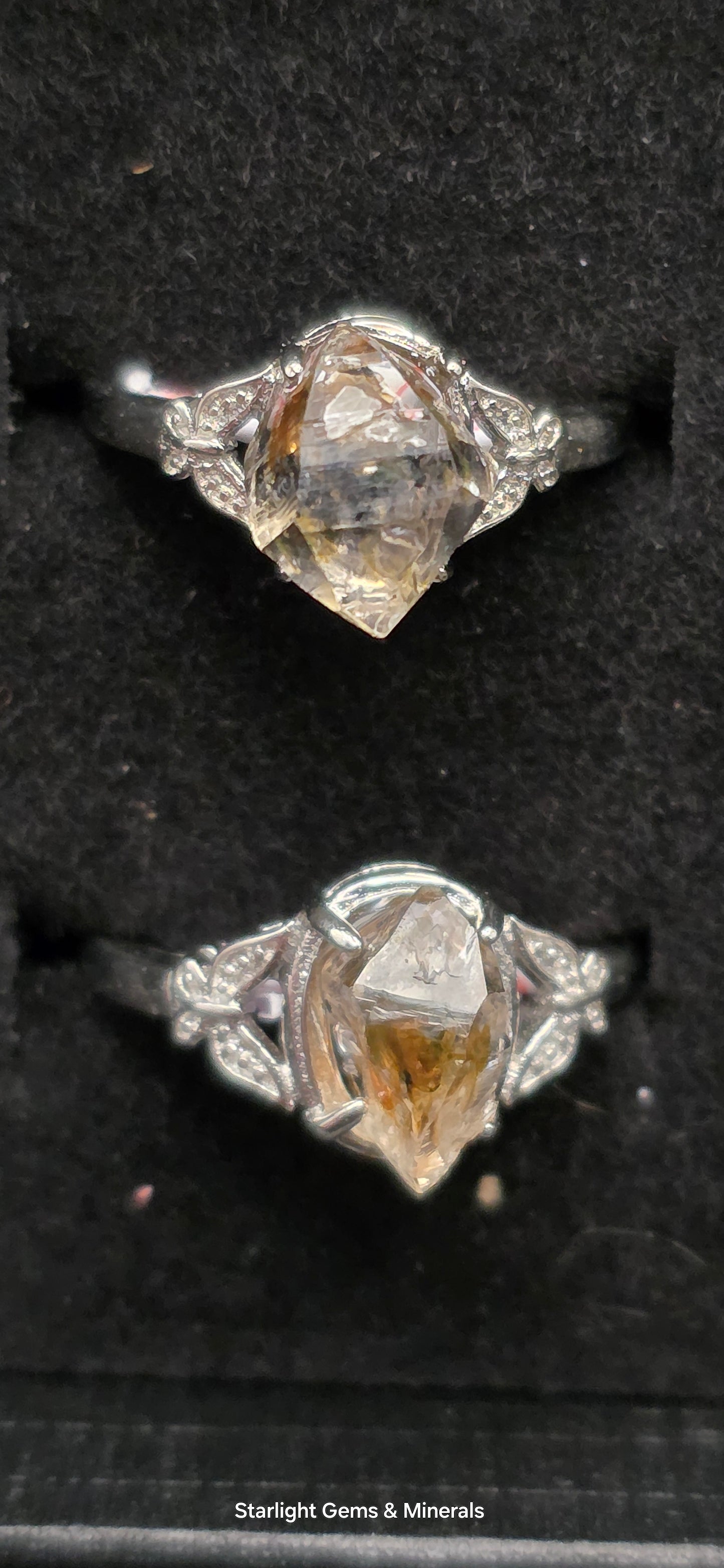 Adj. Firefly Spirit Quartz Rings! UV☆