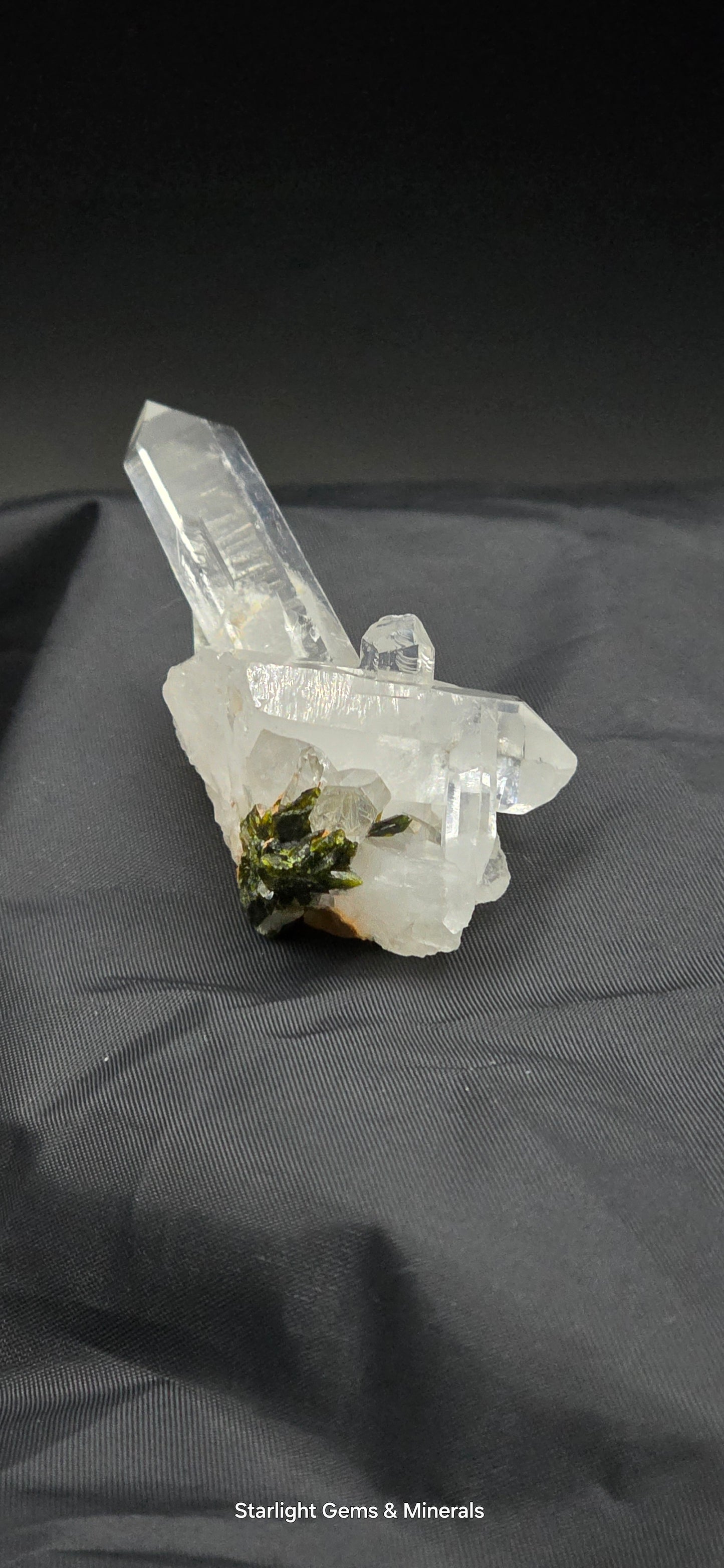 Brazilian Super Seven Coderite Quartz w/ Epidote!